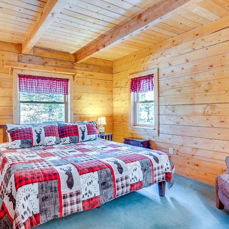 Secluded Black Hawk Log Cabin With Fire Pit! ภายนอก รูปภาพ