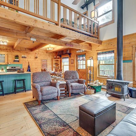 Secluded Black Hawk Log Cabin With Fire Pit! ภายนอก รูปภาพ