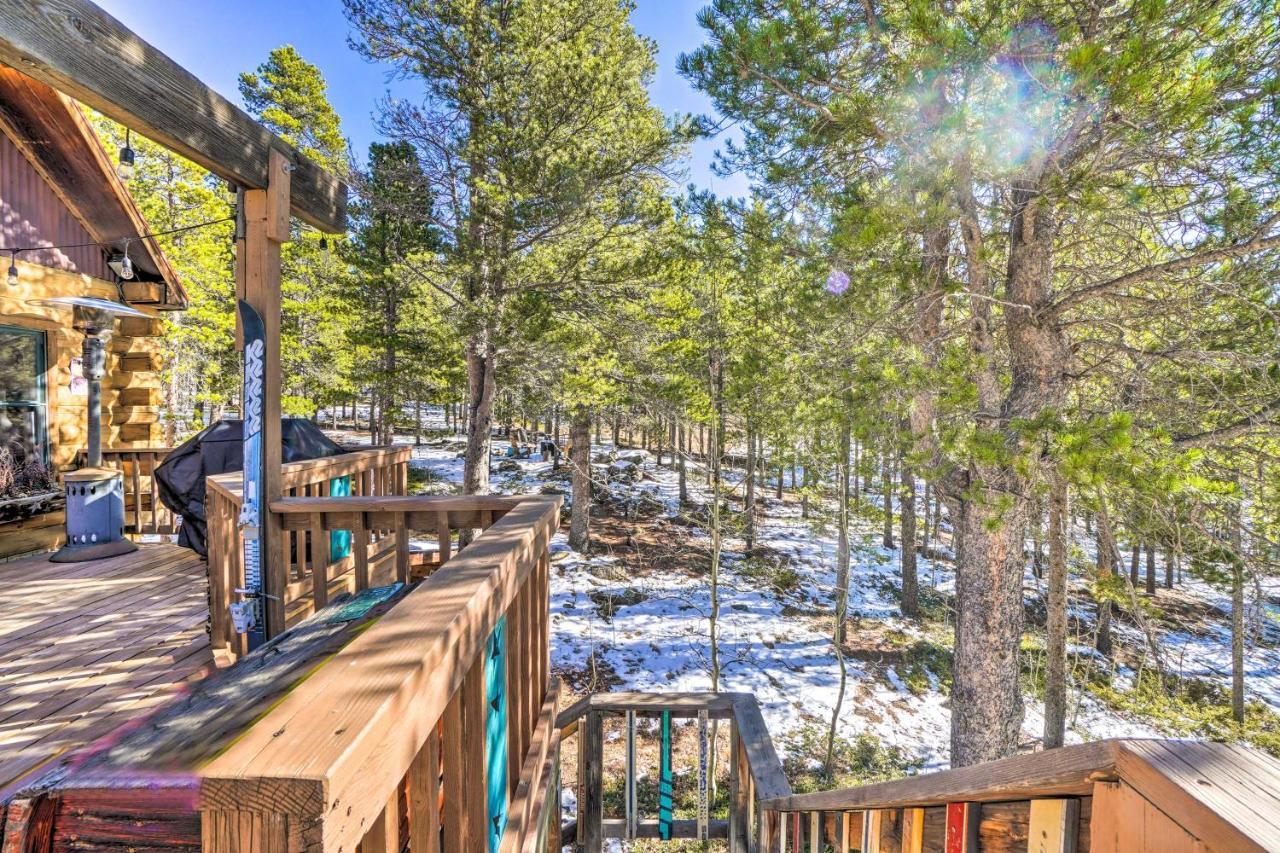 Secluded Black Hawk Log Cabin With Fire Pit! ภายนอก รูปภาพ