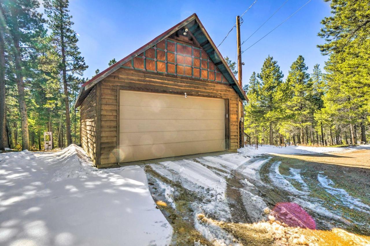 Secluded Black Hawk Log Cabin With Fire Pit! ภายนอก รูปภาพ